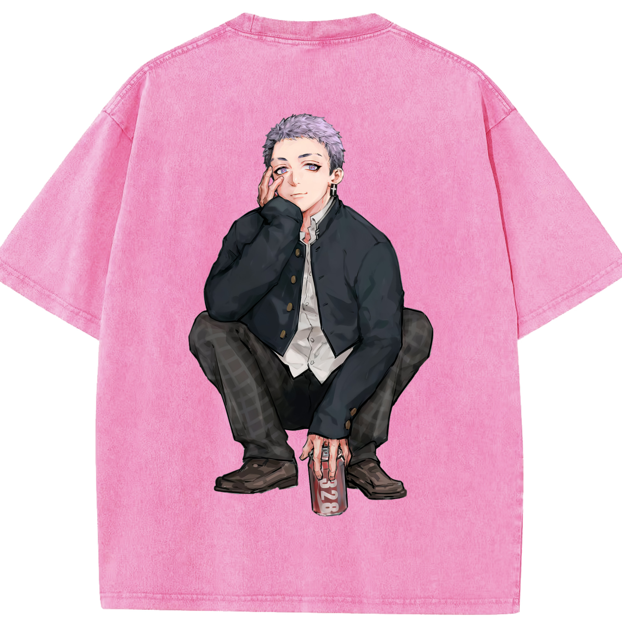 （画像用） 東京リベンジャーズ Tokyo Revengers 綿100% ヴィンテージ風 半袖Tシャツ（背面プリント）